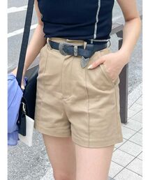 EVRIS | ピンタックストレッチショートパンツ(その他パンツ)