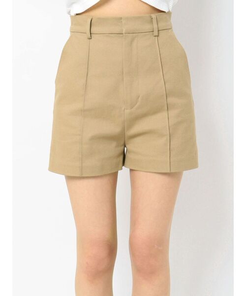 EVRIS（エヴリス）の「ピンタックストレッチショートパンツ（その他パンツ・レディース・ブラック/ベージュ・MEDIUM/SMALL）」の17枚目の写真