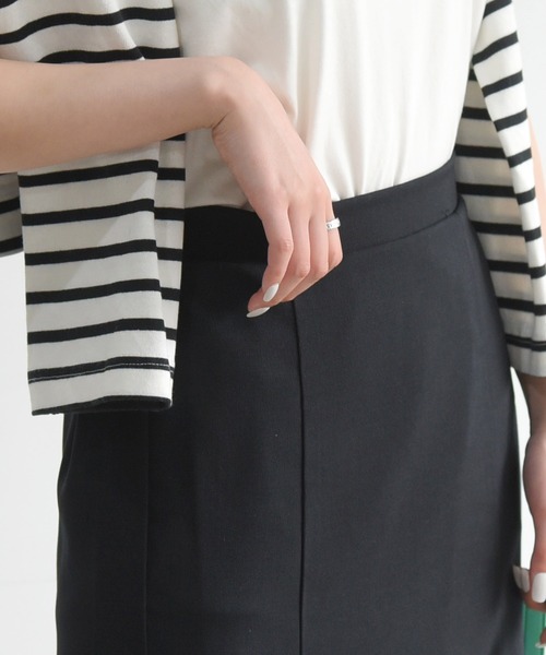 sango(sango)の「リネンライクマーメイドスカート(スカート・レディース・ブラック/ナチュラル・FREE)」の11枚目の写真
