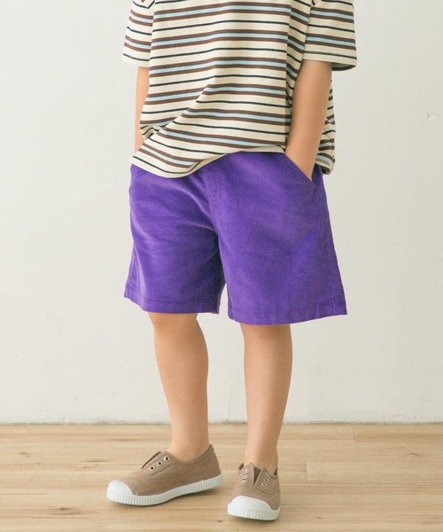URBAN RESEARCH DOORS（アーバンリサーチドアーズ）の「サマーコールショーツ(KIDS)（その他パンツ・キッズ・グレー系その他/パープル・105/120/135）」の2枚目の写真