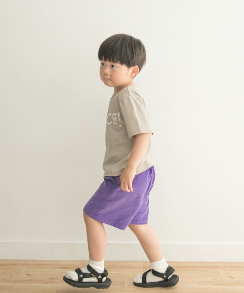 URBAN RESEARCH DOORS（アーバンリサーチドアーズ）の「サマーコールショーツ(KIDS)（その他パンツ・キッズ・グレー系その他/パープル・105/120/135）」の21枚目の写真