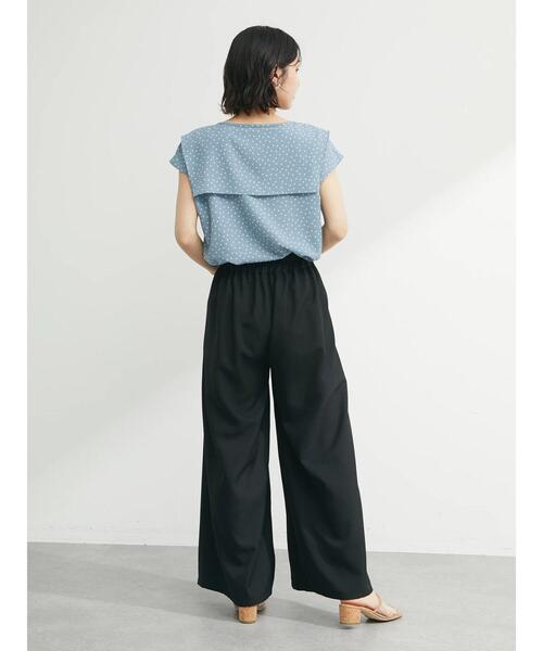 Green Parks(グリーンパークス)の「スクエア衿ブラウス(シャツ/ブラウス・レディース・ブラック/サックスブルー/ブラック系その他5・FREE)」の19枚目の写真