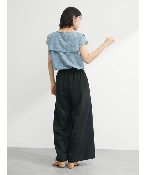 Green Parks(グリーンパークス)の「スクエア衿ブラウス(シャツ/ブラウス・レディース・ブラック/サックスブルー/ブラック系その他5・FREE)」の20枚目の写真