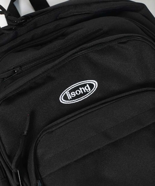 shopnikoniko（ショップニコニコ）の「リュック 大容量 黒リュック おしゃれ シンプル 通学 韓国 高校生 ロゴ刺繍 リュックサック（バックパック/リュック・レディース・ブラック/ブルー・フリー）」の11枚目の写真