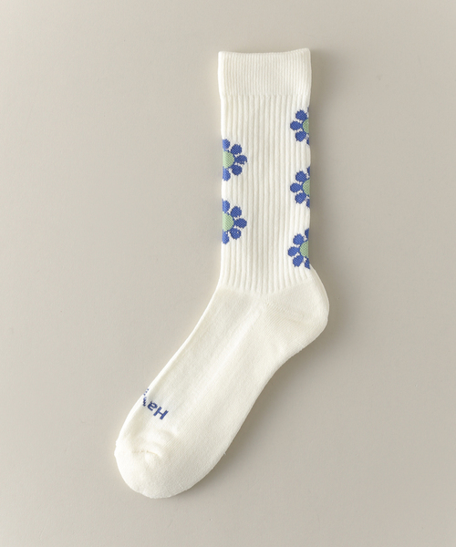 ROSTER SOX(ロスターソックス)の「【ROSTER SOX/ロスターソックス×JOURNAL STANDARD】PEACE SOX / ピース ソックス(ソックス/靴下・メンズ・ピンク/イエロー/グリーン/ブルー系その他・SMALL/MEDIUM)」の3枚目の写真