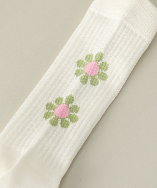 ROSTER SOX(ロスターソックス)の「【ROSTER SOX/ロスターソックス×JOURNAL STANDARD】PEACE SOX / ピース ソックス(ソックス/靴下・メンズ・ピンク/イエロー/グリーン/ブルー系その他・SMALL/MEDIUM)」の5枚目の写真