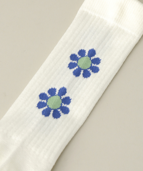 ROSTER SOX(ロスターソックス)の「【ROSTER SOX/ロスターソックス×JOURNAL STANDARD】PEACE SOX / ピース ソックス(ソックス/靴下・メンズ・ピンク/イエロー/グリーン/ブルー系その他・SMALL/MEDIUM)」の6枚目の写真