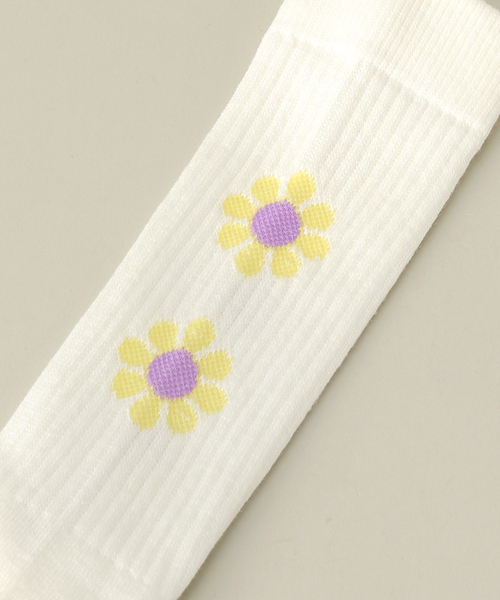 ROSTER SOX(ロスターソックス)の「【ROSTER SOX/ロスターソックス×JOURNAL STANDARD】PEACE SOX / ピース ソックス(ソックス/靴下・メンズ・ピンク/イエロー/グリーン/ブルー系その他・SMALL/MEDIUM)」の8枚目の写真