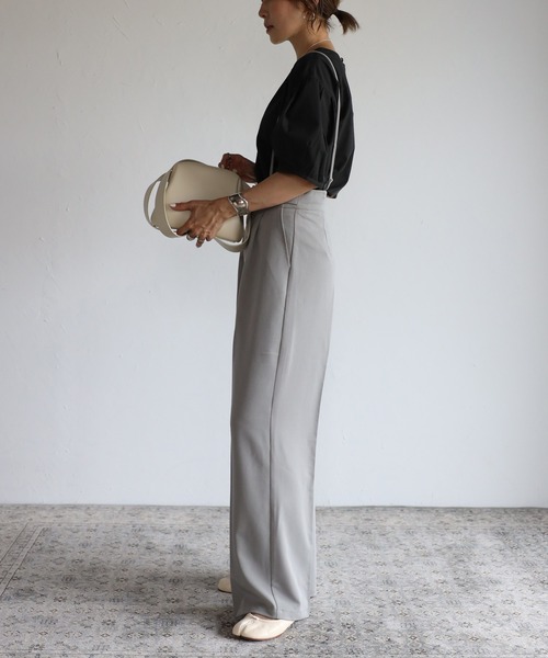 Bonjour Sagan（ボンジュールサガン）の「サスペンダー付き2WAYパンツ（その他パンツ・レディース・グレー/ラベンダー/ブルー系その他・FREE）」の5枚目の写真