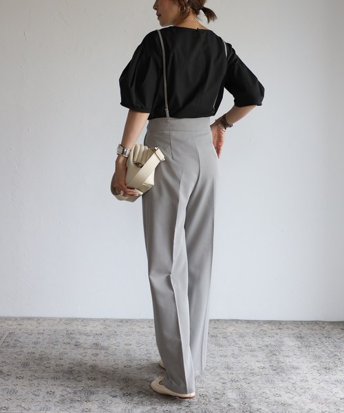 Bonjour Sagan（ボンジュールサガン）の「サスペンダー付き2WAYパンツ（その他パンツ・レディース・グレー/ラベンダー/ブルー系その他・FREE）」の7枚目の写真