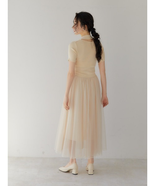 Ayla（アイラ）の「cut design tulle dress（ワンピース）」 - WEAR