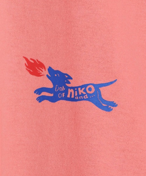 niko and...(ニコアンド)の「【LA FOOD SHOP】zab'sコラボTシャツ(Tシャツ/カットソー・メンズ・オフホワイト/ピンク・MEDIUM/LARGE)」の16枚目の写真