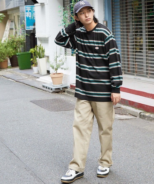 Dickies/ディッキーズ ロゴワッペン刺繍 ビッグシルエットマルチ