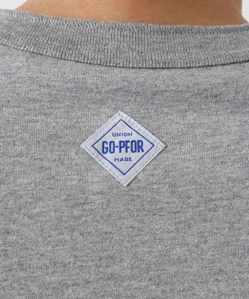 417 EDIFICE（フォーワンセブンエディフィス）の「【GO-PFOR / ゴー・ファー】別注 ヘンリーネック Tシャツ（Tシャツ/カットソー・メンズ・ブラック/グレー/ホワイト・SMALL/MEDIUM/LARGE/X-LARGE）」の10枚目の写真