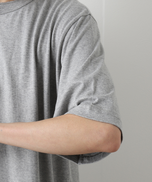 417 EDIFICE（フォーワンセブンエディフィス）の「【GO-PFOR / ゴー・ファー】別注 ヘンリーネック Tシャツ（Tシャツ/カットソー・メンズ・ブラック/グレー/ホワイト・SMALL/MEDIUM/LARGE/X-LARGE）」の12枚目の写真