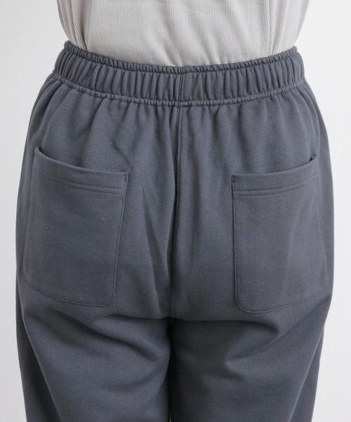 PUAL CE CIN(ピュアルセシン)の「【セットアップ対応】裏毛カレッジロゴプリントパンツ(スウェットパンツ・レディース・チャコールグレー/ベージュ/グリーン・FREE)」の18枚目の写真