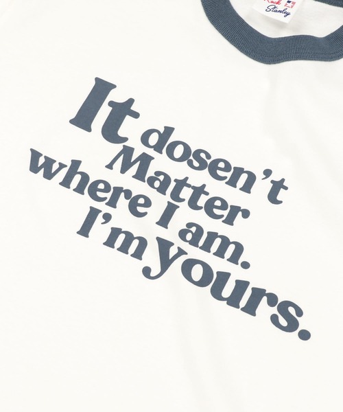 SPINNS（スピンズ）の「リンガーTシャツ（Tシャツ/カットソー・メンズ・スミクロ/バーガンディー/グリーン・ONESIZE）」の5枚目の写真