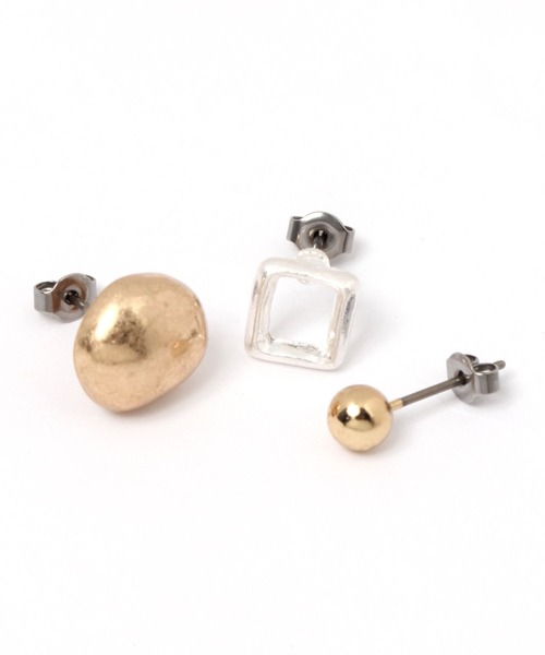 LEPSIM(レプシィム)の「7セットピアス 135925(ピアス(両耳用)・レディース・シルバー/シルバー×ゴールド/ゴールド・ONE SIZE)」の16枚目の写真