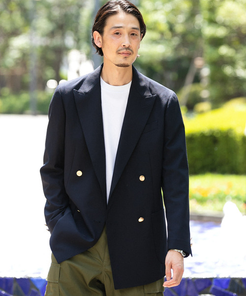 URBAN RESEARCH DOORS（アーバンリサーチドアーズ）の「LIFE STYLE TAILOR　メタルボタンWブレザー（テーラードジャケット・メンズ・ネイビー・44/46/48/50）」の5枚目の写真