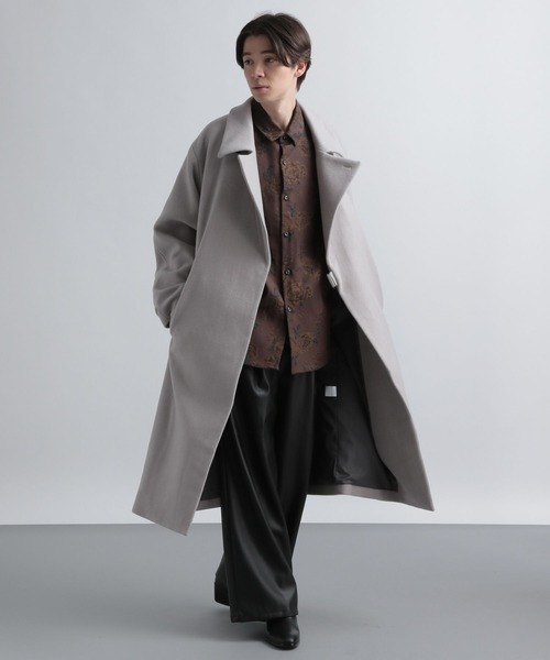 HARE（ハレ）の「シンセティックレザーワイドフレアパンツ(HARE)（その他パンツ・メンズ・ブラック・SMALL/MEDIUM）」の3枚目の写真