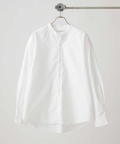 JOURNAL STANDARD(ジャーナルスタンダード)の「パターン バンド シャツ(シャツ/ブラウス・メンズ・クリアブルー/ホワイト/ベージュ/ダークブルー/ライトグリーン/コバルトブルー・MEDIUM/LARGE/SMALL)」の2枚目の写真