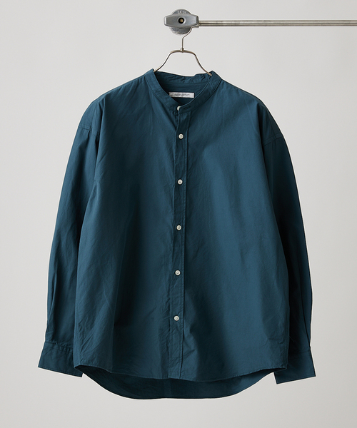 JOURNAL STANDARD(ジャーナルスタンダード)の「パターン バンド シャツ(シャツ/ブラウス・メンズ・クリアブルー/ホワイト/ベージュ/ダークブルー/ライトグリーン/コバルトブルー・MEDIUM/LARGE/SMALL)」の6枚目の写真