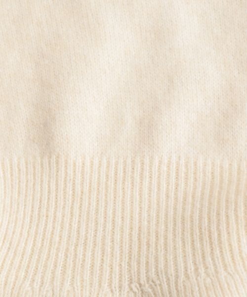 mysty woman（ミスティウーマン）の「ウール混で暖かいフロントリボンバラクラバ 165984（ニットキャップ/ビーニー・レディース・ホワイト/ベージュ/ブラウン・FREE）」の11枚目の写真