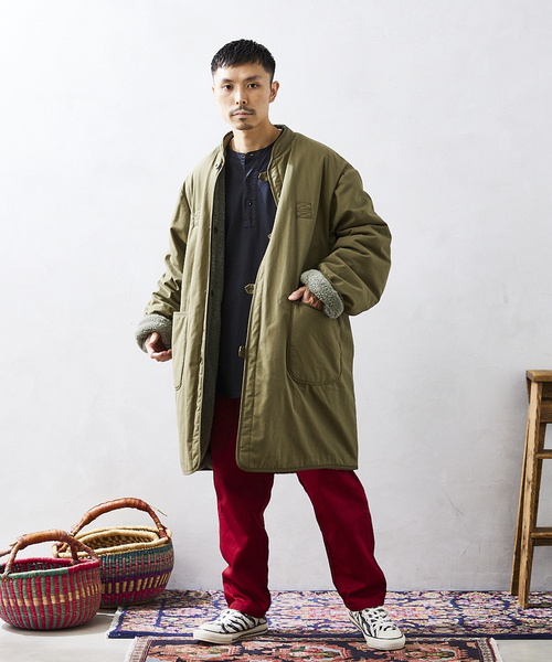 ARMY TWILL（アーミーツイル）の「【ARMY TWILL/アーミーツイル】別注 リバーシブル コート（ミリタリージャケット・メンズ・ブラック/ネイビー/カーキ・MEDIUM/LARGE）」の17枚目の写真