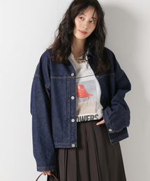 ジャケット・アウター IENA KURO DENSE DENIM JACKET KURO/クロ】DENSE DENIM JACKET デニムジャケット | イエナ(IENA