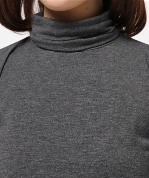 OUTLET(アウトレット)の「【WHO'S WHO gallery】KRカットタートル(Tシャツ/カットソー・レディース・ブラック/グレー/ネイビー/ホワイト・FREE)」の8枚目の写真