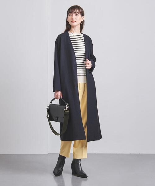 UNITED ARROWS（ユナイテッドアローズ）の「W Vノーカラー コート