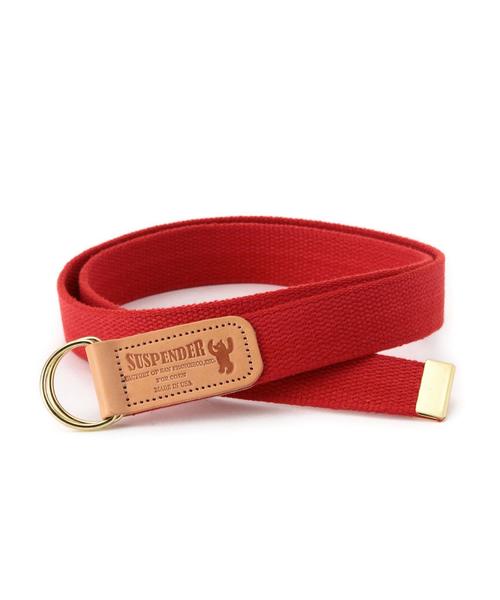 coen（コーエン）の「SUSPENDERFACTORY(サスペンダーファクトリー)リングベルト（ベルト・メンズ・レッド/ダークグリーン/ライトブルー/ネイビー・フリー）」の4枚目の写真