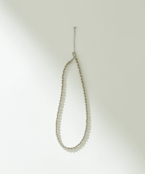 mystic（ミスティック）の「[otonamystic]メタルビーズネックレス（ネックレス・レディース・シルバー・ONE SIZE）」の5枚目の写真