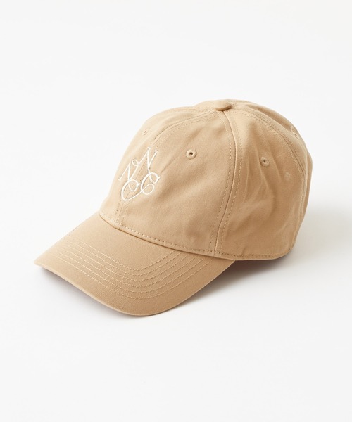 one after another NICE CLAUP（ワンアフターアナザーナイスクラップ）の「NCロゴ刺繍キャップ（キャップ・レディース・ダークブラウン/アイボリー/キャメル・FREE）」の22枚目の写真