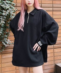 Figments | ハーフZIPビッグプルオーバー(スウェット)