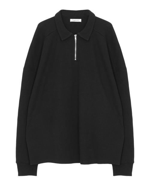 Figments（フィグメンツ）の「ハーフZIPビッグプルオーバー（スウェット・レディース・ブラック/グレー・LARGE/X-LARGE）」の8枚目の写真