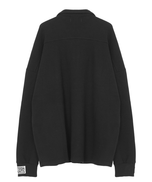 Figments（フィグメンツ）の「ハーフZIPビッグプルオーバー（スウェット・レディース・ブラック/グレー・LARGE/X-LARGE）」の9枚目の写真