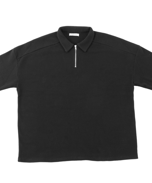 Figments（フィグメンツ）の「ハーフZIPビッグプルオーバー（スウェット・レディース・ブラック/グレー・LARGE/X-LARGE）」の11枚目の写真