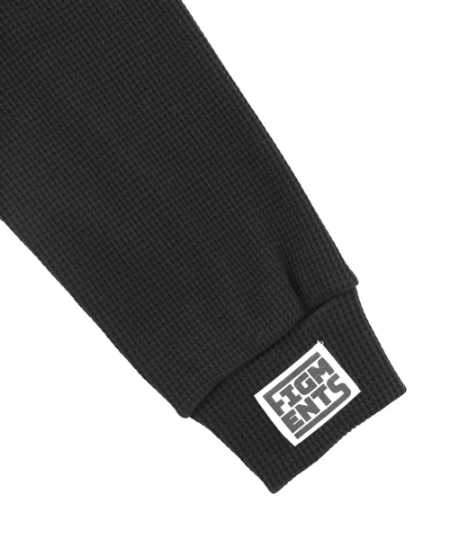 Figments（フィグメンツ）の「ハーフZIPビッグプルオーバー（スウェット・レディース・ブラック/グレー・LARGE/X-LARGE）」の14枚目の写真