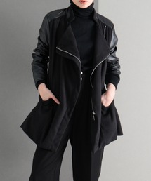 フェイクレザーのジャケット