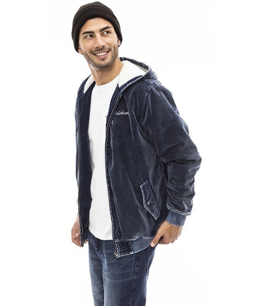 BILLABONG(ビラボン)の「BILLABONG メンズ 【WAVE WASHED】 INDIGO VELOUR JACKET ジャケット 【2022年秋冬モデル】/ビラボンジップアップブルゾン(ブルゾン・メンズ・インディゴブルー/ブルー・MEDIUM/LARGE/X-LARGE)」の20枚目の写真