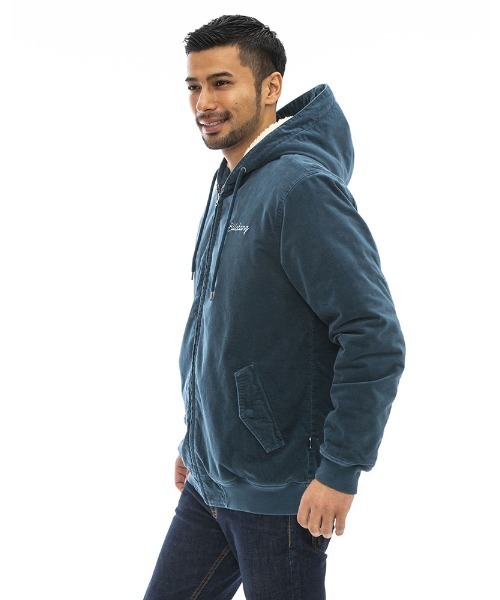 BILLABONG(ビラボン)の「BILLABONG メンズ 【WAVE WASHED】 INDIGO VELOUR JACKET ジャケット 【2022年秋冬モデル】/ビラボンジップアップブルゾン(ブルゾン・メンズ・インディゴブルー/ブルー・MEDIUM/LARGE/X-LARGE)」の11枚目の写真