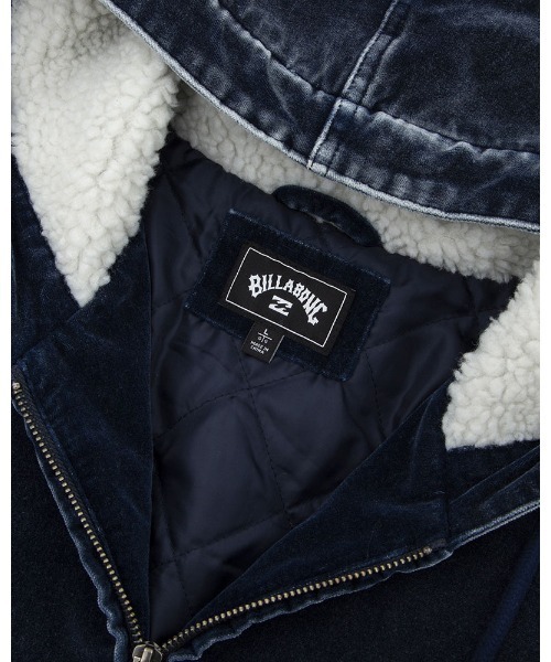 BILLABONG(ビラボン)の「BILLABONG メンズ 【WAVE WASHED】 INDIGO VELOUR JACKET ジャケット 【2022年秋冬モデル】/ビラボンジップアップブルゾン(ブルゾン・メンズ・インディゴブルー/ブルー・MEDIUM/LARGE/X-LARGE)」の6枚目の写真