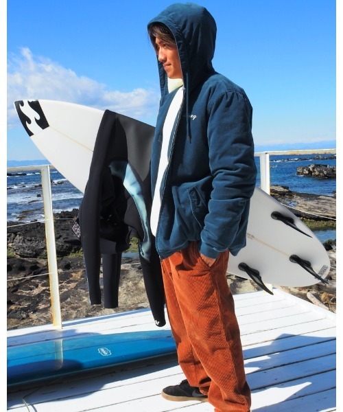 BILLABONG(ビラボン)の「BILLABONG メンズ 【WAVE WASHED】 INDIGO VELOUR JACKET ジャケット 【2022年秋冬モデル】/ビラボンジップアップブルゾン(ブルゾン・メンズ・インディゴブルー/ブルー・MEDIUM/LARGE/X-LARGE)」の12枚目の写真