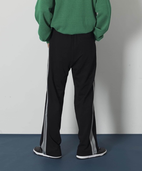 Couleur Meler(クルールメリー)の「Couleur Meler sakasa line track pants(その他パンツ・メンズ・グレー/ブラック・MEDIUM/LARGE)」の21枚目の写真