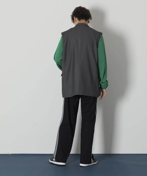 Couleur Meler(クルールメリー)の「Couleur Meler sakasa line track pants(その他パンツ・メンズ・グレー/ブラック・MEDIUM/LARGE)」の13枚目の写真