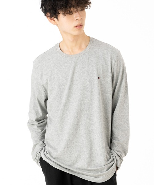 TOMMY HILFIGER(トミーヒルフィガー)の「トミーヒルフィガー 長袖Tシャツ ロンT ワンポイント(Tシャツ/カットソー・メンズ・ホワイト/ネイビー/グレー/ブラック・XL/L/S/M)」の3枚目の写真