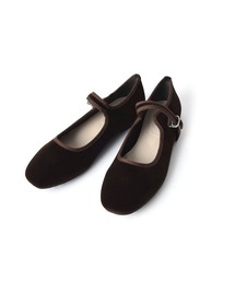 marjour | VELOUR STRAP PUMPS(パンプス)
