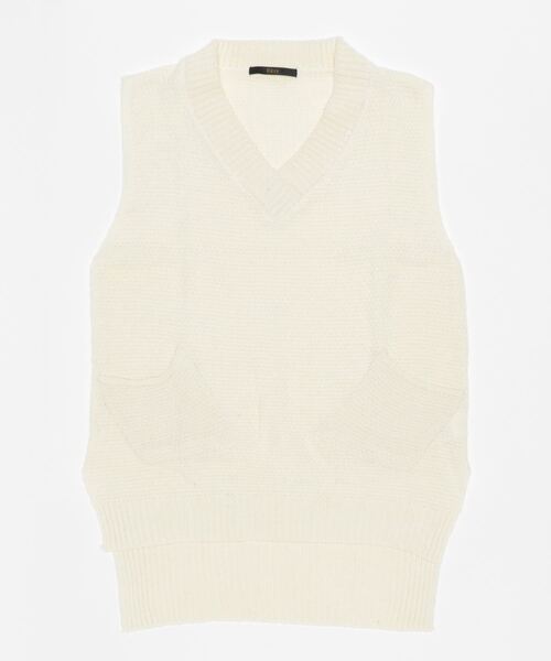 Ritzy(リッツィー)の「Vネックベスト(ベスト・レディース・ホワイト/グレー/チャコールグレー/カーキ・FREE)」の18枚目の写真