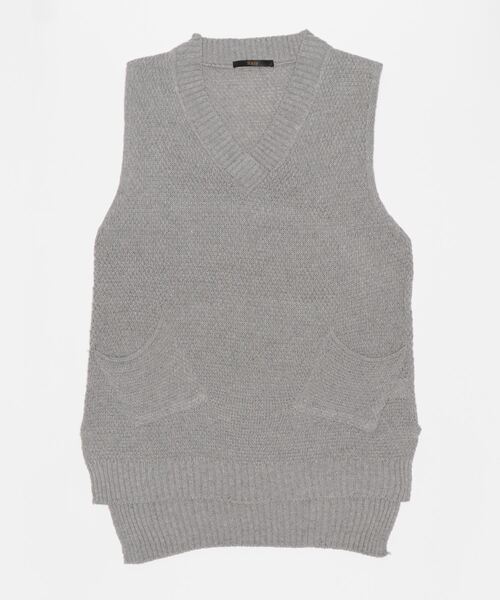 Ritzy(リッツィー)の「Vネックベスト(ベスト・レディース・ホワイト/グレー/チャコールグレー/カーキ・FREE)」の15枚目の写真